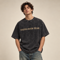 Faith over Fear T-shirt oversized fit