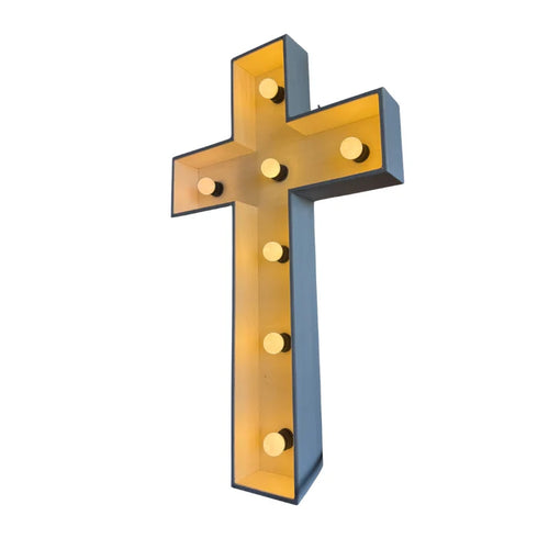 Lichtletter kruis 100cm