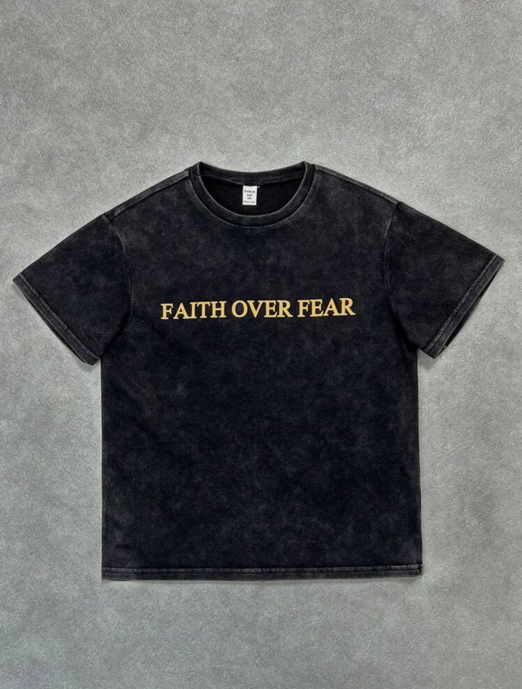 Faith over Fear T-shirt oversized fit