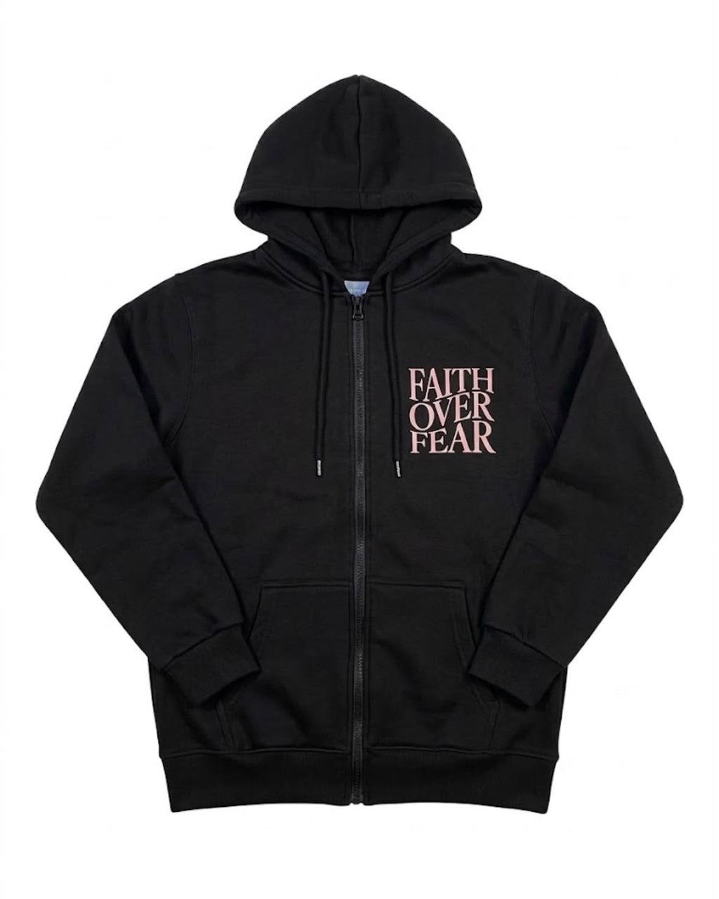 Faith Over Fear zip hoodie