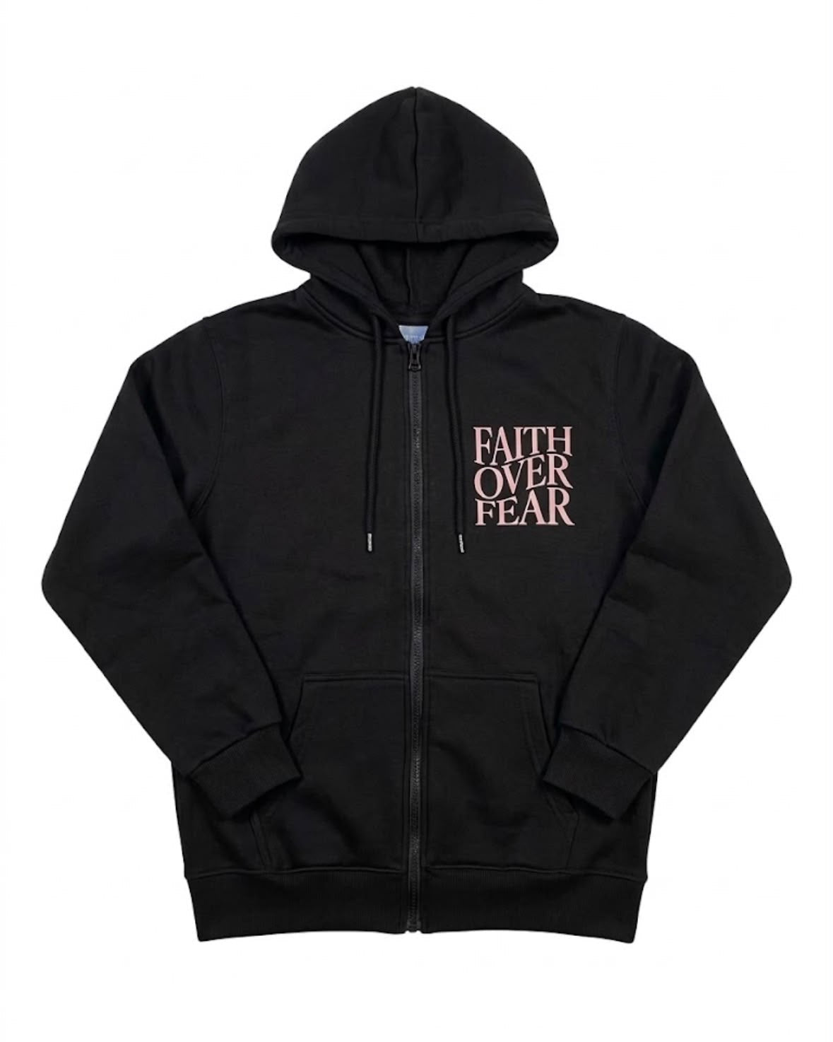 Faith Over Fear zip hoodie