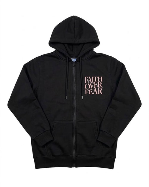 Faith Over Fear zip hoodie