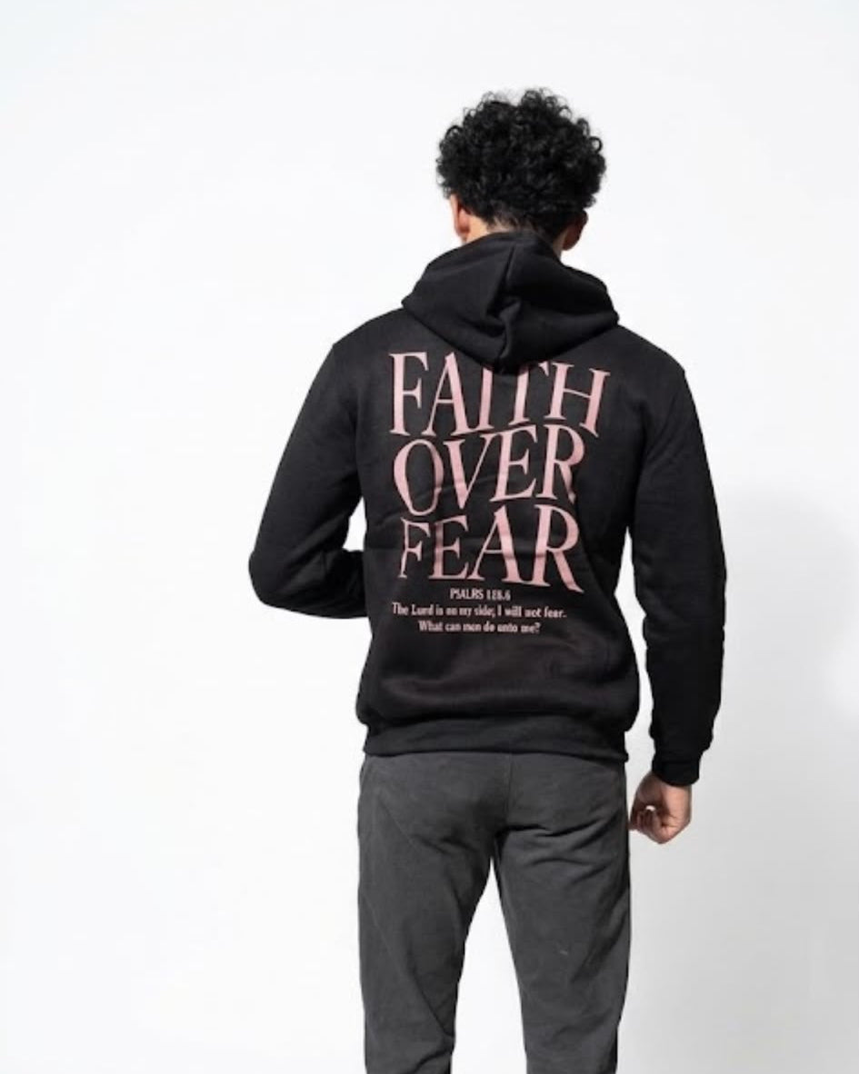 Faith Over Fear zip hoodie